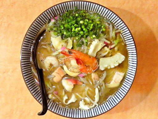 札幌ラーメン直伝屋「札幌海鮮チャンポン麺～鯛味噌添え～」
