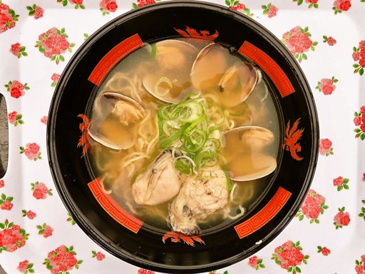 HOKKAIDOラーメン祭り(さっぽろオータムフェスト)「麺道 昇憲／厚岸産かきとあさりの釧路ラーメン」