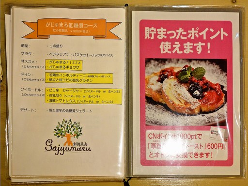創健美食 がじゅまる | 店舗メニュー